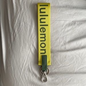 lululemon never lost keychain